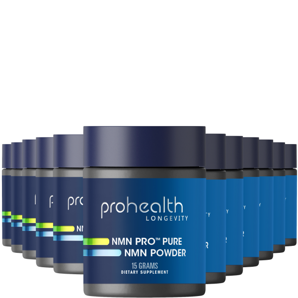 NMN Pro™ Powder Uthever® NMN, 15 grams 12-Pack Product Image